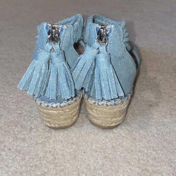 Steve Madden Blue Wedged Sandals - Picture 4 of 4
